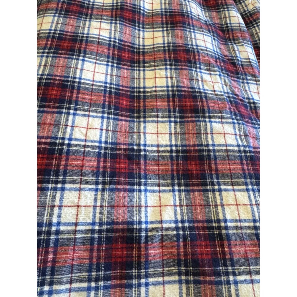 Vermont Country Store King Size Plaid Cotton Flannel Bedding Comfy Cozy Rustic C - Picture 5 of 6